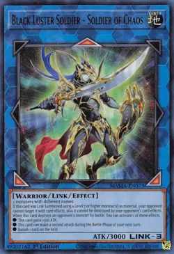 Black Luster Soldier - Soldier of Chaos-Ultra Rare - 1st Edition - MAMA-EN073... - Image 1