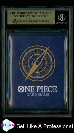 UTA ONE PIECE TCG 5 2022 OP01 FOIL JAPANESE BECKETT 9,5 - Image 2