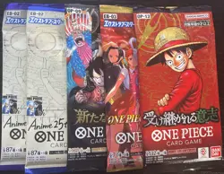 One Piece TCG Booster Pack Mixed Lot OP09, OP13, EB02, EB03 5 Sealed Packs! - Image 1