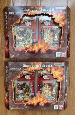 🔥Lot of 2 NEW One Piece Card Game: Illustration Box Vol. 5🔥FREE SHIPPING! - Image 1
