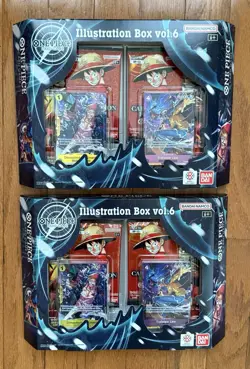 🔥Lot of 2 NEW One Piece Card Game: Illustration Box Vol. 6🔥FREE SHIPPING! - Image 1