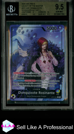 DONQUIXOTE ROSINANTE ALT ART L 2025 ONE PIECE LEGACY/THE MASTER OP12061 BGS 9.5 - Image 1