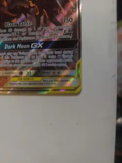 Umbreon&Darkrai GX Promo Holo Card SM241 Tag Team, Near Mint Condition, English - Image 5