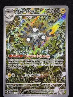 Pokemon TCG Magneton SVP 159 Surging Sparks Promo Card NM Condition - Image 1