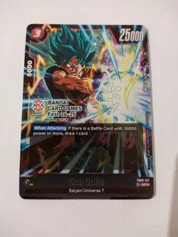 Dragonball Super Card Game Son Goku FB03-011 Bandai Card Game Fest World Tour - Image 5