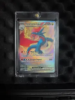 Salamence EX Holo Card 187/159 SV09 Journey Together Series - Image 1