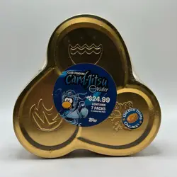 Club Penguin Card-Jitsu Trading Card Game Water Series 4 Tin Set [Gold] (Topps) - Image 1