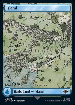 ISLAND MAP (274) X2 NM! *LOTR: TALES OF MIDDLE-EARTH* - Image 1