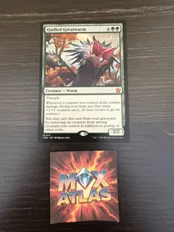 MTG - Quilled Greatwurm - 111 - Foundations - Regular - NM - Image 1