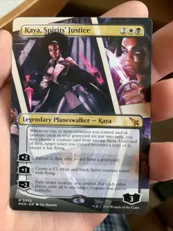 MTG Kaya, Spirits' Justice (Borderless) [Murders at Karlov Manor, Near Mint] - Image 1