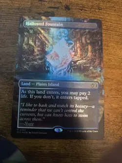 Hallowed Fountain (Borderless) Lorwyn Eclipsed Foil - Image 1
