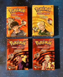 4x Pokemon Starter Deck WOTC 2000 Gym Heroes / Challenge Theme Decks Vintage #19 - Image 1