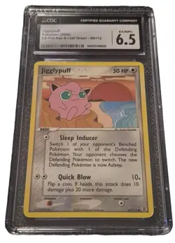 Pokemon - Jigglypuff - CGC 6.5 - 2004 EX Fire Red Leaf Green - ENG - Graded Slab - Image 1