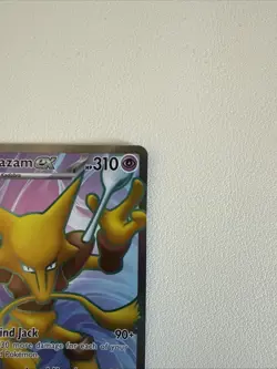 Pokemon Alakazam EX 188/165 Scarlet & Violet 151 Full Art Rare Holo Card - Image 3