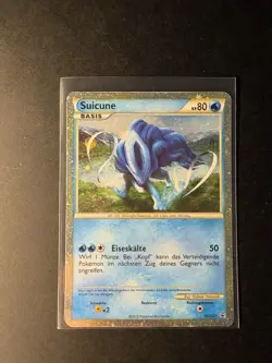Pokemon Karte: Suicune Holo, HGSS 21, Black Star Promo, Deutsch, 2010 - Image 1
