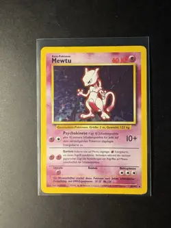 Pokemon Karte - Mewtu 10/102 Base Set - Holo - Good - deutsch - Image 1