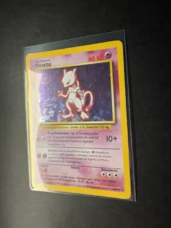 Pokemon Karte - Mewtu 10/102 Base Set - Holo - Good - deutsch - Image 2