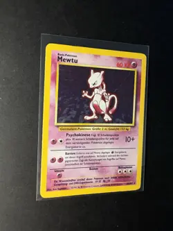 Pokemon Karte - Mewtu 10/102 Base Set - Holo - Good - deutsch - Image 3