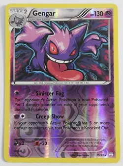 POKEMON GENGAR 35/83 REVERSE HOLO GENERATIONS 2016 POKEMON LP - Image 1