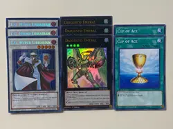 Yugioh Exodia Deck Blue Eyes White Dragon Upstart Goblin Chicken Game Free Pack - Image 5