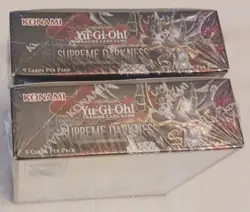 ( 2 ) 2025 Konami Yu Gi Oh! Supreme Darkness Booster Boxes (NEW-SEALED) - Image 3