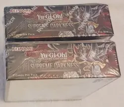( 2 ) 2025 Konami Yu Gi Oh! Supreme Darkness Booster Boxes (NEW-SEALED) - Image 4
