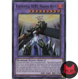 Yugioh Elemental HERO Magma Neos SHVA-EN034 Super Rare 1st Edition NM - Image 1