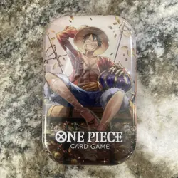 ✅Fast Shipping✅SEALED One Piece CCG: Tin Pack Set Vol.2 TS-02 Mini Tin Luffy - Image 1