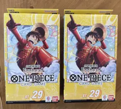 🔥LOT Of 2~ One Piece Egghead Starter Deck [ST29] New Factory Sealed🔥 - Image 1