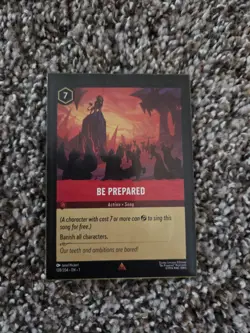 1x Be Prepared - 128/204 - Rare - Disney Lorcana: The First Chapter Lorcana - Image 1