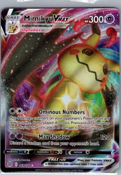 Mimikyu VMAX 069/172 SWSH09: Brilliant Stars - Pokemon Card - NM - Image 1