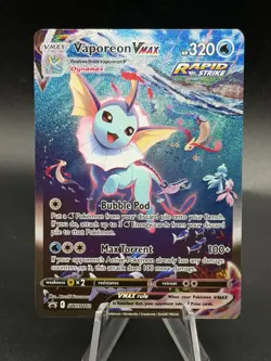 Vaporeon VMAX SWSH182 SWSH: Sword & Shield Promo Cards Holo LP EA3 - Image 1