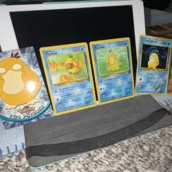 Pokemon Psyduck Basic Pokemon Card Lot 4 Regular Finish English Japanese - Image 2
