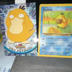 Pokemon Psyduck Basic Pokemon Card Lot 4 Regular Finish English Japanese - Image 4