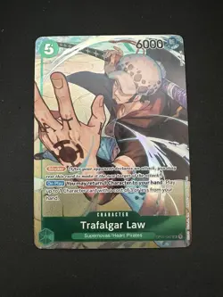 Trafalgar Law 047 Parallel Alt Art BETA PRE ERRATA OP01-047 One Piece Card - Image 1
