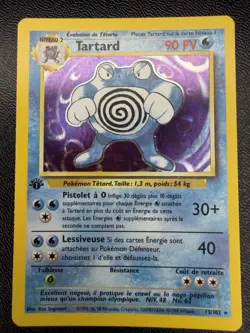 🔥1999 POKEMON CARD FRENCH BASE SET 1. EDITION TARTARD HOLO RARE MT+ 9.5 BGS🔥 - Image 3