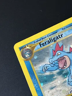 Pokemon TCG Feraligatr Neo Genesis Holo Card 5/111 Unlimited Rare - Image 3