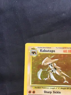 Pokemon Cards: Fossil Rare Holo: Kabutops 9/62 - Image 3