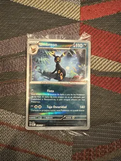 Umbreon 130/197 Obsidian Flames SPANISH Stamped Promo Sealed Pokemon Card - Image 1