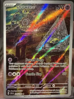 Pokemon TCG Mew EX Ash's Pikachu Zapdos Drowzee 4 Holo Cards English - Image 4