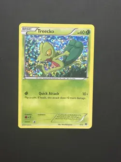 Pokemon TCG Treecko Card McDonald's Promo 2014, 1/12 Holo - Image 1