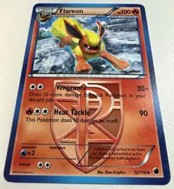Flareon (Team Plasma) 12/116 Pokemon Trading Card Game Plasma Freeze Regular NM - Image 2