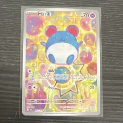 Pokemon Marill Illustration Rare Full Art Holo Card 232/217 Ascended Hero Eng - Image 1