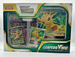 Pokemon Cards - Leafeon Vstar Special Collection Box - SEALED - Evolving Fusion - Image 1