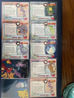 Pokemon Cards Topps Card Lot of 10 TV Animation Series - Image 2
