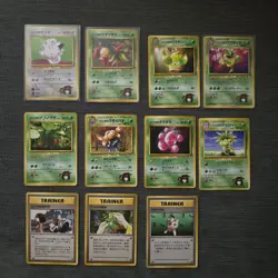 (Private listing for harvuk.rbbhd3) 53 Japanese Gym Trainer Deck Pokemon Cards - Image 3