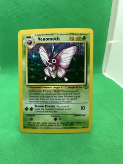 Pokemon TCG Venomoth Jungle Holo Rare Card 13/64 - Image 2