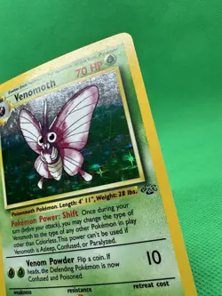 Pokemon TCG Venomoth Jungle Holo Rare Card 13/64 - Image 4