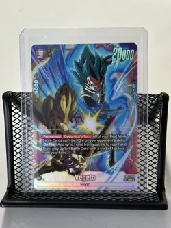 Vegeta SR (FB02-133) Secret Rare Alternate Art Dragon Ball Fusion World Card - Image 1
