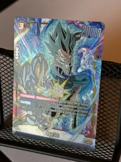 Vegeta SR (FB02-133) Secret Rare Alternate Art Dragon Ball Fusion World Card - Image 3